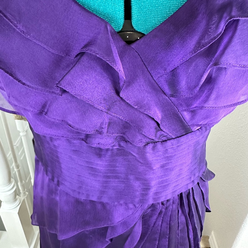 Adrianna Papell Occasions long gown in purple, size 8.
